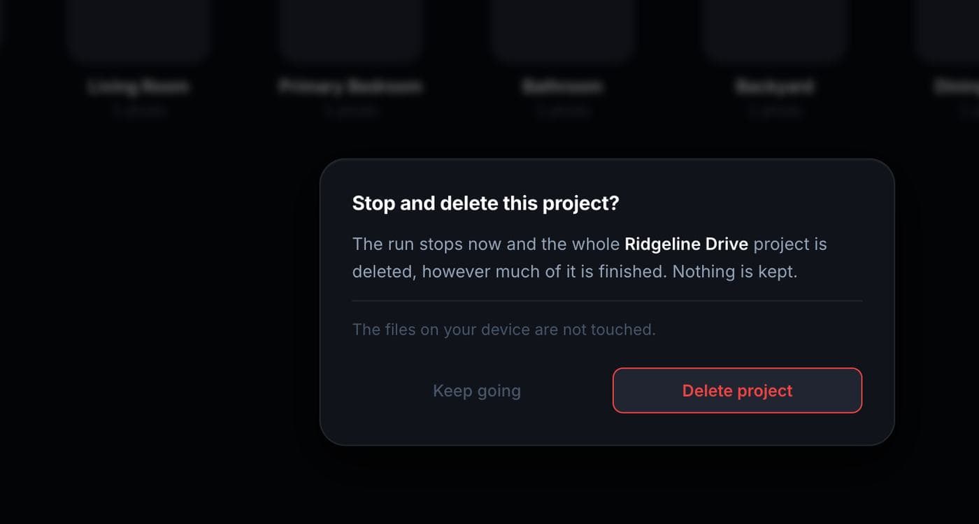 Delete this project?