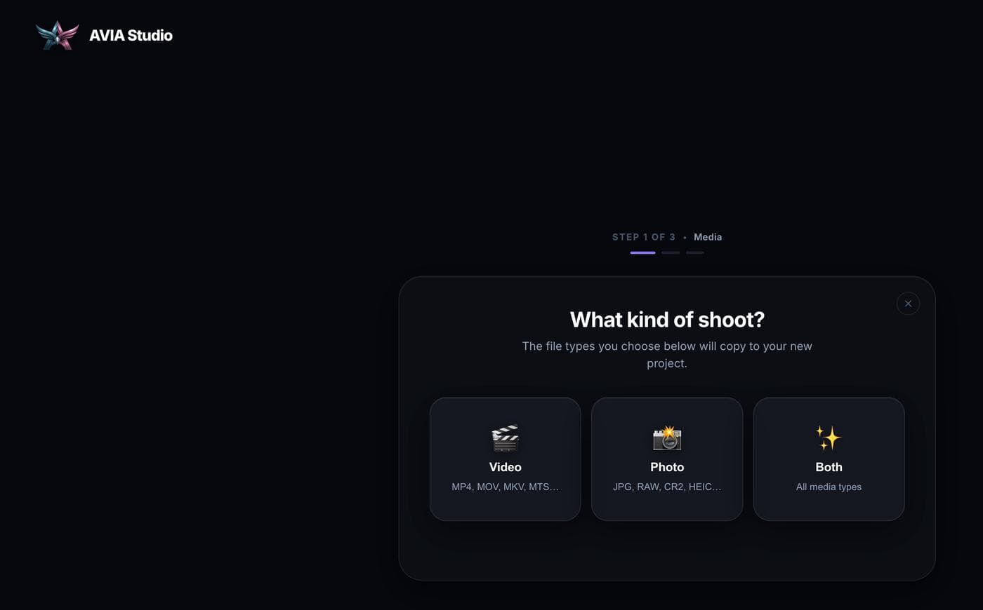 What kind of shoot?